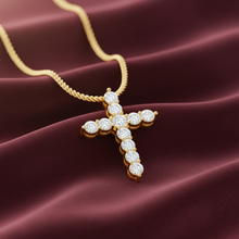 Load image into Gallery viewer, Classic Cross Brilliant Diamond Silhouette