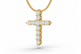 Classic Cross Brilliant Diamond Silhouette
