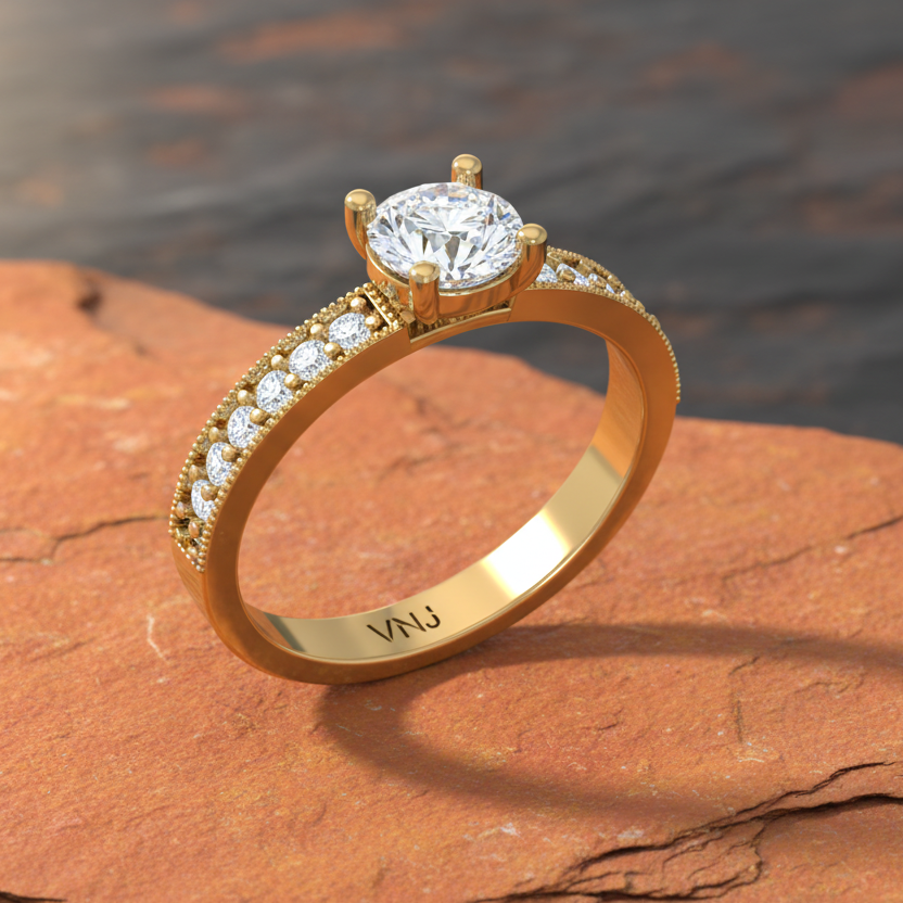1.00 cttw Center With Side Stone Diamond