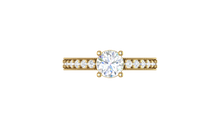 Load image into Gallery viewer, 1.00 Cart Center With Side Stone Diamond