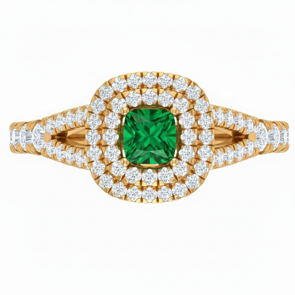 Emerald Princess Center Double Halo