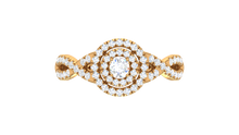 Load image into Gallery viewer, Round Cluster Double Frame Infinity