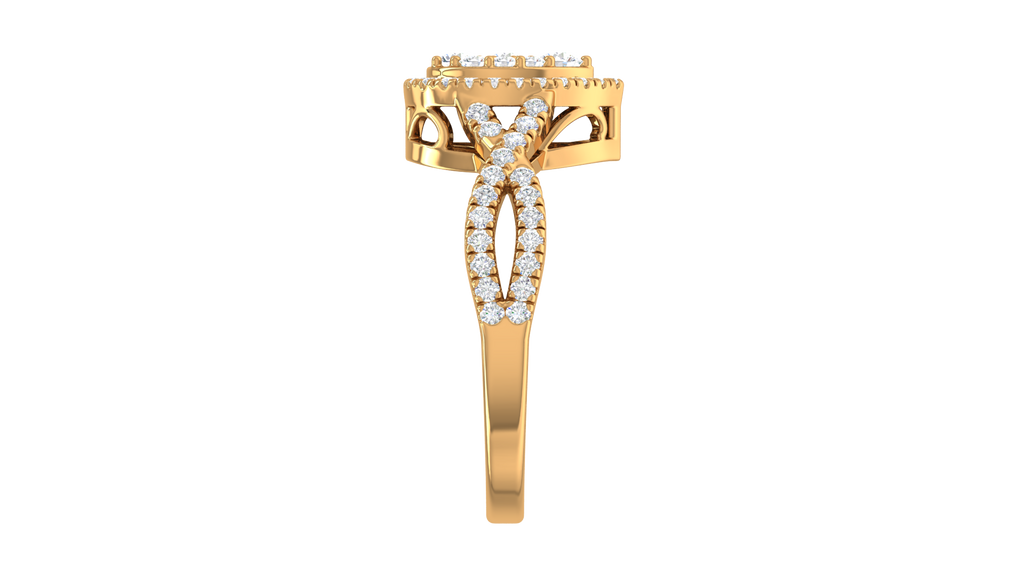 Pear-Shaped Teardrop Halo