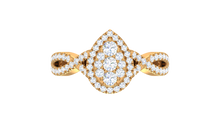Load image into Gallery viewer, Pear-Shaped Teardrop Halo