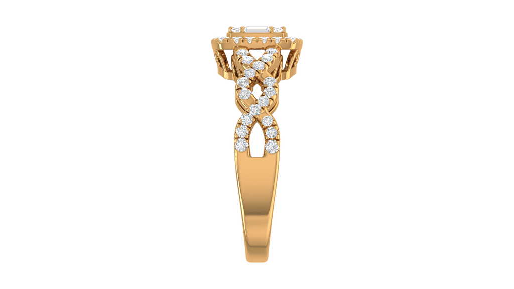 Baguette Cluster Double Halo