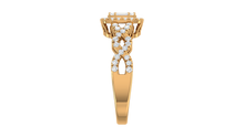 Load image into Gallery viewer, Baguette Cluster Double Halo