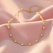 Load image into Gallery viewer, Dainty Diamonds-by-the-Yard Necklace