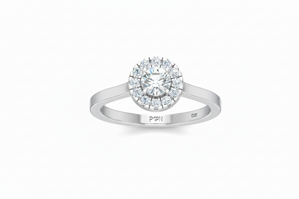 Single Halo Lab Grown Diamond