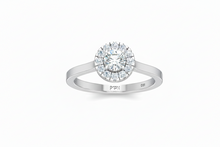 Load image into Gallery viewer, Single Halo Lab Grown Diamond