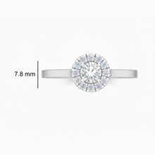 Load image into Gallery viewer, Single Halo Lab Grown Diamond