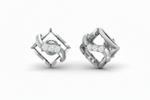 Load image into Gallery viewer, Wavy Square Certified Diamond