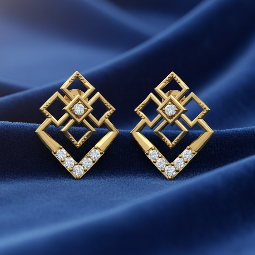 Dainty Floral Cluster Fine Diamonds