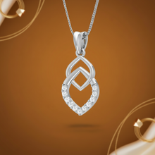 Load image into Gallery viewer, Twin Linked Diamond Sparkle Drop