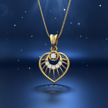 Load image into Gallery viewer, Nature-Inspired Heart Pendant