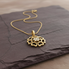 Load image into Gallery viewer, Crystal Floral Petal Diamond Radiance
