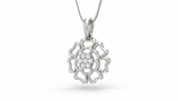 Crystal Floral Petal Diamond Radiance