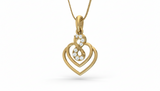 Double Heart Infiniti Diamond