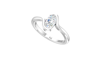 Fancy Oval One Stone Lab Grown Diamond