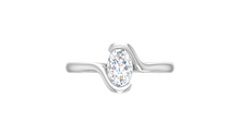 Load image into Gallery viewer, Fancy Oval One Stone Lab Grown Diamond