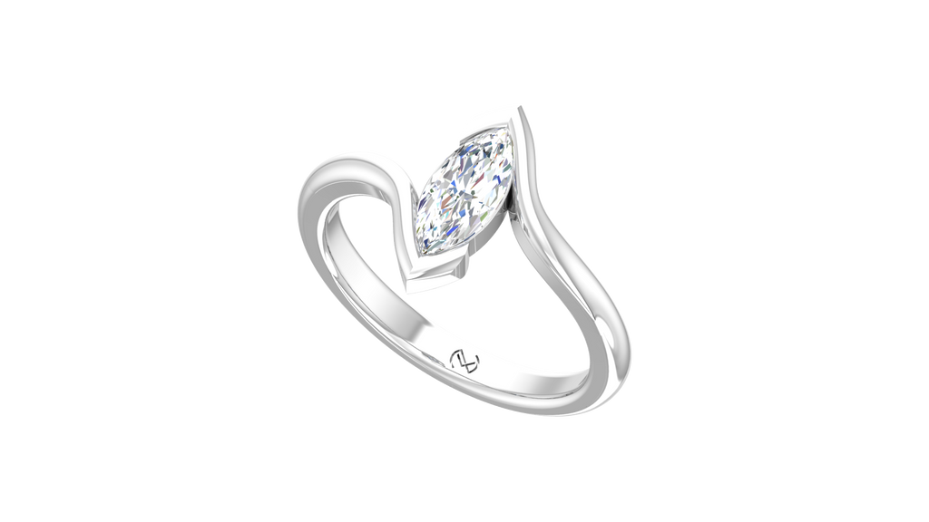 Fancy Marquise One Stone Lab Grown Diamond