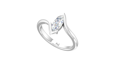 Fancy Marquise One Stone Lab Grown Diamond
