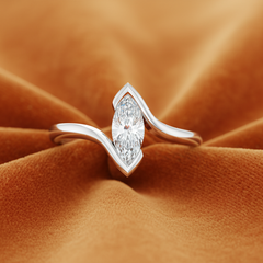 Fancy Marquise One Stone Lab Grown Diamond