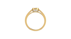 Oval With Round Diamond