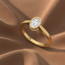 Load image into Gallery viewer, Oval With Round Diamond