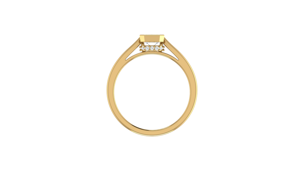 Emerald With Round Diamond
