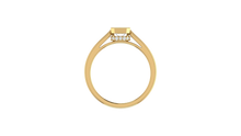 Load image into Gallery viewer, Emerald With Round Diamond