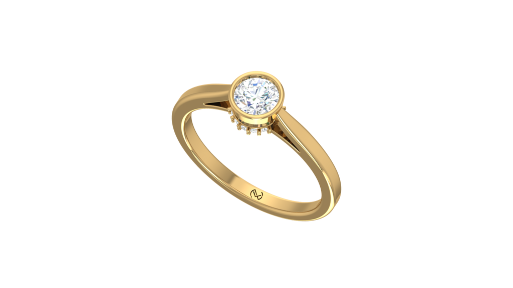 Round Center With Round Diamond