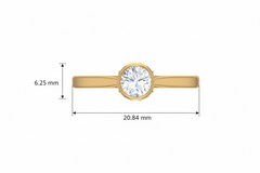 Round Center With Round Diamond
