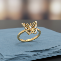Opulent Symmetrical Butterfly Diamond