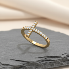 Tilted Horizontal Cross Diamond