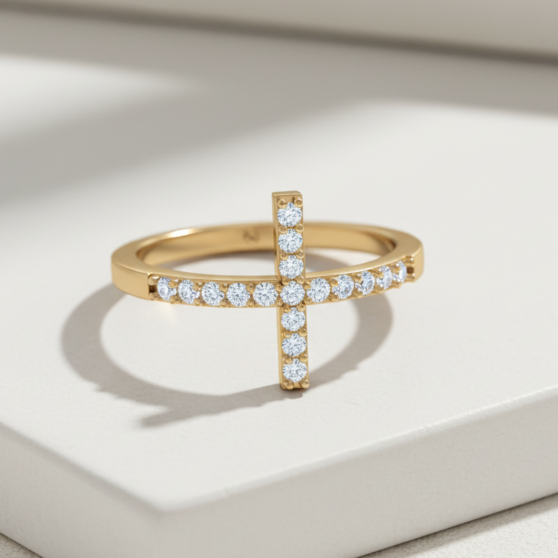 Tilted Horizontal Cross Diamond