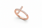 Tilted Horizontal Cross Diamond
