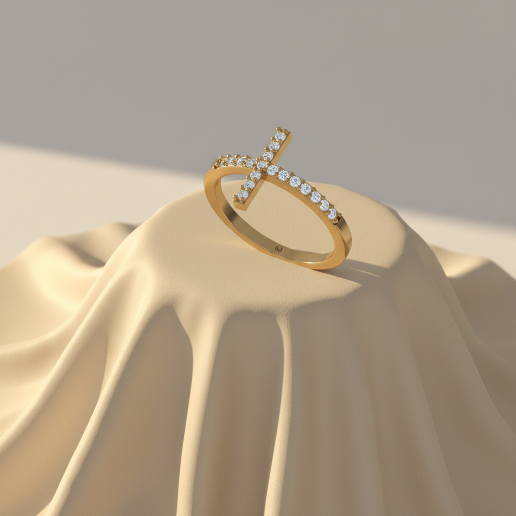 Tilted Horizontal Cross Diamond