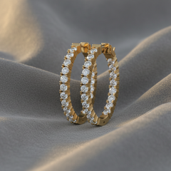 Inside Out - Oval Shape Lab Grown Diamond