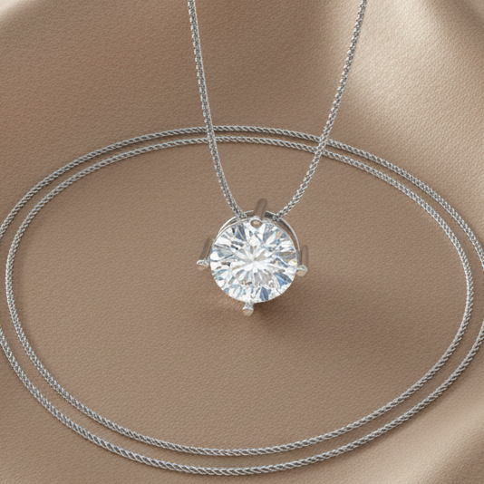 IGI cert. 1.50 ctw One Stone Round Lab Grown Diamond