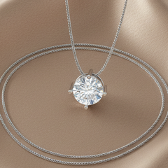 IGI cert. 1.50 ctw One Stone Round Lab Grown Diamond
