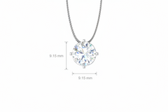 IGI cert. 1.50 ctw One Stone Round Lab Grown Diamond