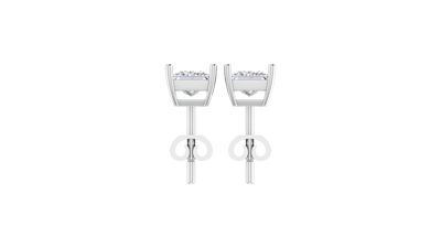 1.00 ctw Princess Lab Grown Studs