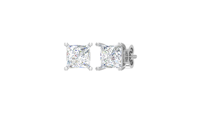 1.20 ctw Princess Lab Grown Studs