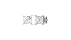1.20 ctw Princess Lab Grown Studs