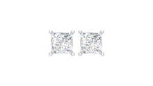 Load image into Gallery viewer, 1.20 ctw Princess Lab Grown Studs