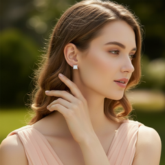 1.25 ctw Princess Lab Grown Studs