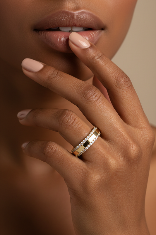 Satin Matte Dual Texture Brilliant Encrusted Artisan Contrast