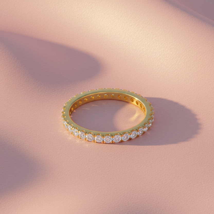 Resplendent 360-Degree Perpetual-Circuit Opulent Diamond