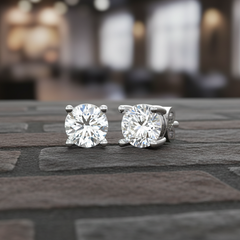 2.00 ctw Round Lab Grown Studs
