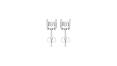 1.00 ctw Oval Lab Grown Studs